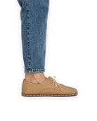 Detail Undyed Oxford Shoes - Handcrafted Calf Leather Turkey | Bespoky