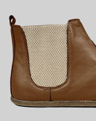 Top view Dark Tan Chelsea Boots - Handcrafted Calf Leather | Bespoky