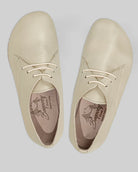Side view Beige Oxford Shoes - Calf Leather Zero Drop | Bespoky