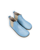 Men's Baby Blue Chelsea Boots - Handcrafted Calf Leather Wide Toe Box | Bespoky