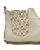 Side view Beige Chelsea Boots - Calf Leather Zero Drop | Bespoky