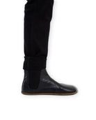 Side view Black Chelsea Boots - Calf Leather Zero Drop | Bespoky