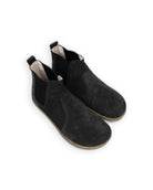 Men's Black Suede Chelsea Boots - Handcrafted Calf Leather Wide Toe Box | Bespoky
