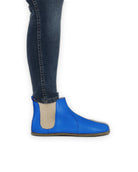Close-up calf leather - Blue Chelsea Boots Detail | Bespoky
