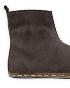 Top view Brown Suede Chelsea Boots - Handcrafted Calf Leather | Bespoky