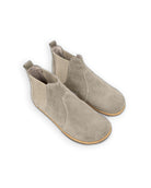 Men's Cream Suede Chelsea Boots - Handcrafted Calf Leather Wide Toe Box | Bespoky