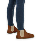 Detail Dark Brown Chelsea Boots - Handcrafted Calf Leather Turkey | Bespoky