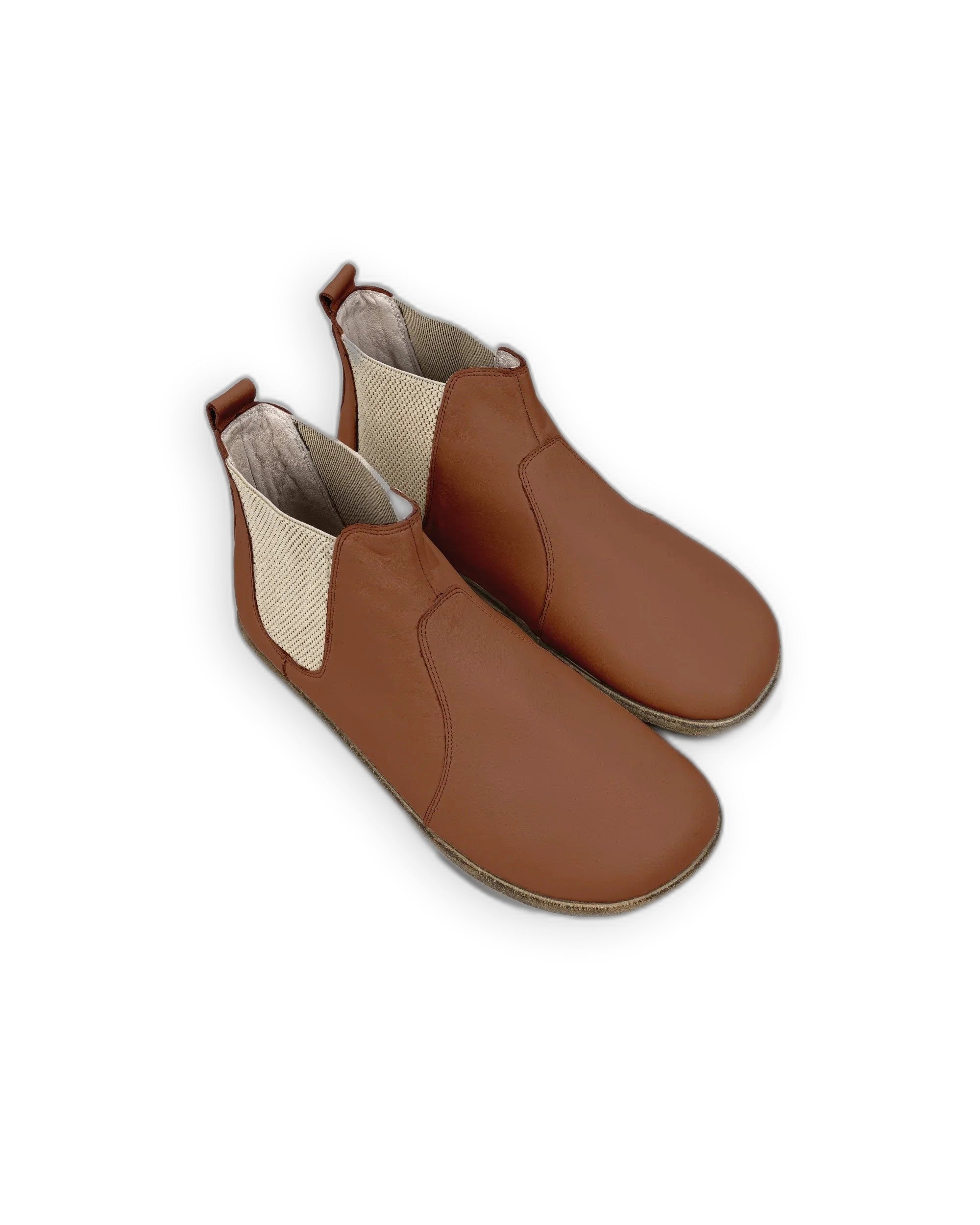 Men's Dark Brown Chelsea Boots - Handcrafted Calf Leather Wide Toe Box | Bespoky