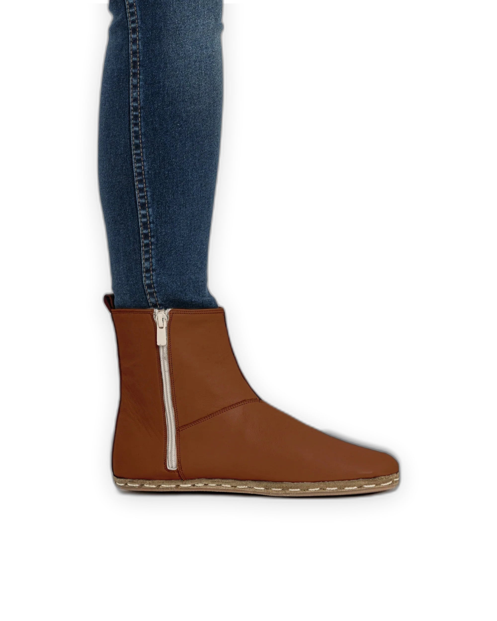 Top view Dark Brown Chelsea Boots - Handcrafted Calf Leather | Bespoky