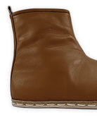 Top view Dark Tan Chelsea Boots - Handcrafted Calf Leather | Bespoky