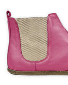 Top view Fuchsia Chelsea Boots - Handcrafted Calf Leather | Bespoky