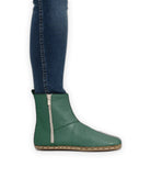 Top view Green Chelsea Boots - Handcrafted Calf Leather | Bespoky
