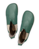 Side view Green Chelsea Boots - Calf Leather Zero Drop | Bespoky