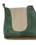 Top view Green Suede Chelsea Boots - Handcrafted Calf Leather | Bespoky
