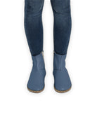 Detail Jean Blue Chelsea Boots - Handcrafted Calf Leather Turkey | Bespoky