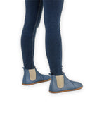 Top view Jean Blue Chelsea Boots - Handcrafted Calf Leather | Bespoky
