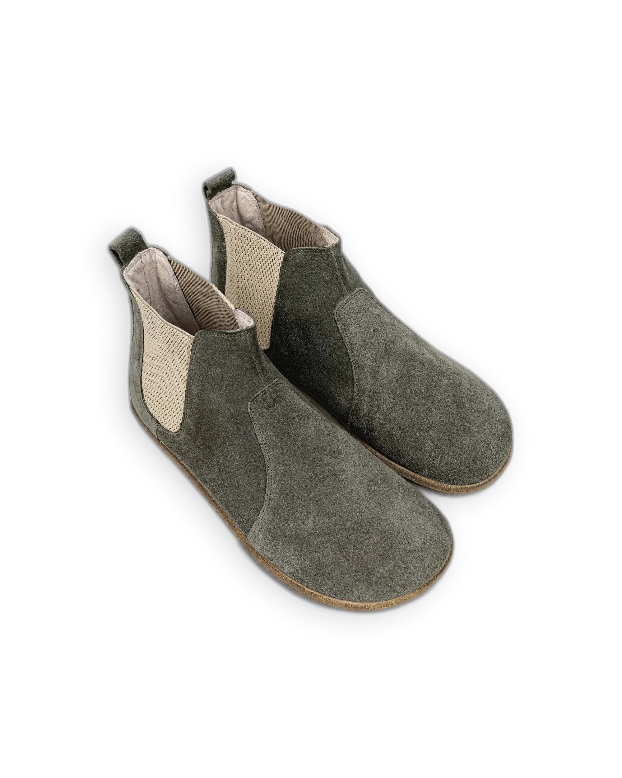 Men's Suede Chelsea Boots - Handcrafted Calf Leather Wide Toe Box | Bespoky
