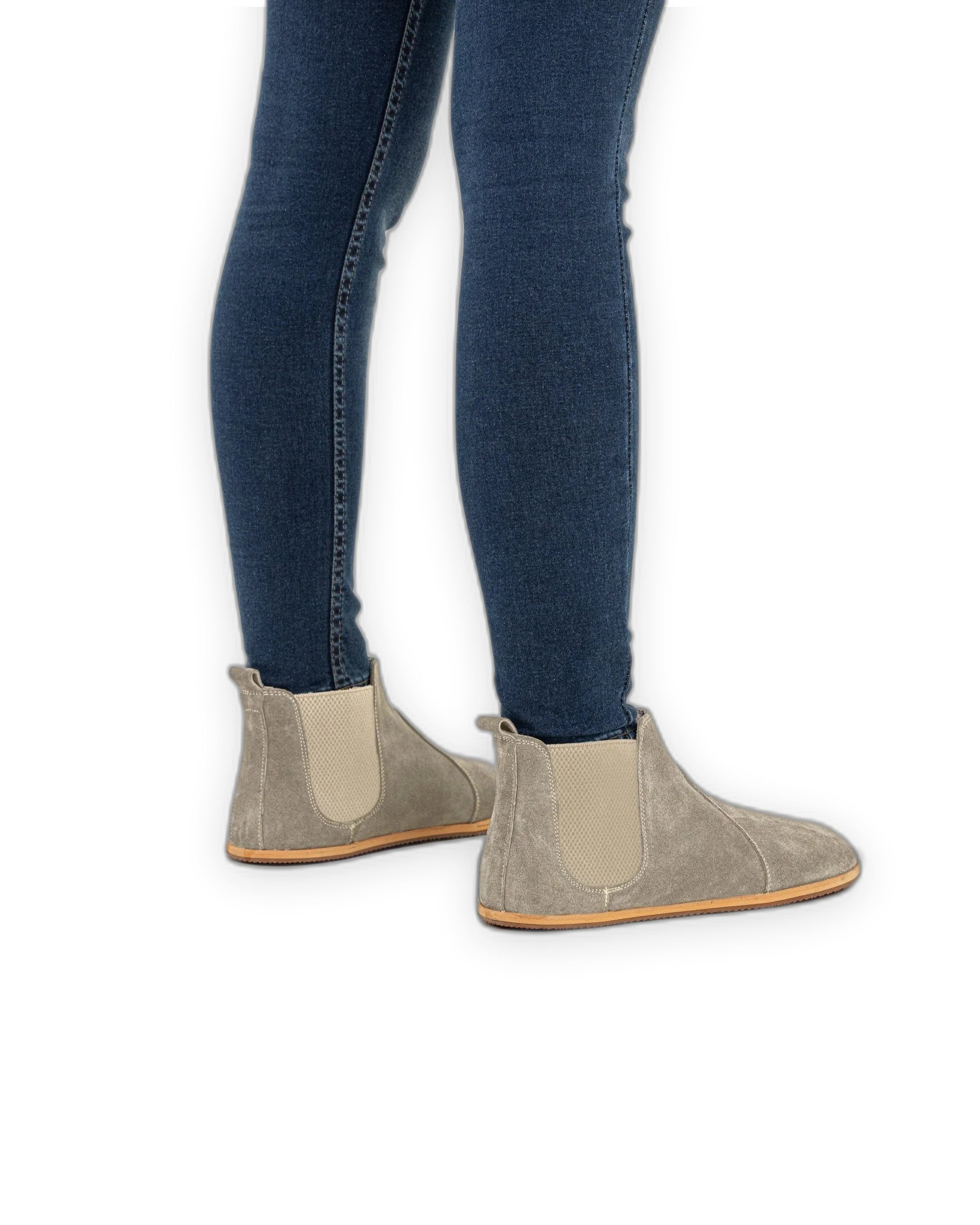 Detail Suede Chelsea Boots - Handcrafted Calf Leather Turkey | Bespoky