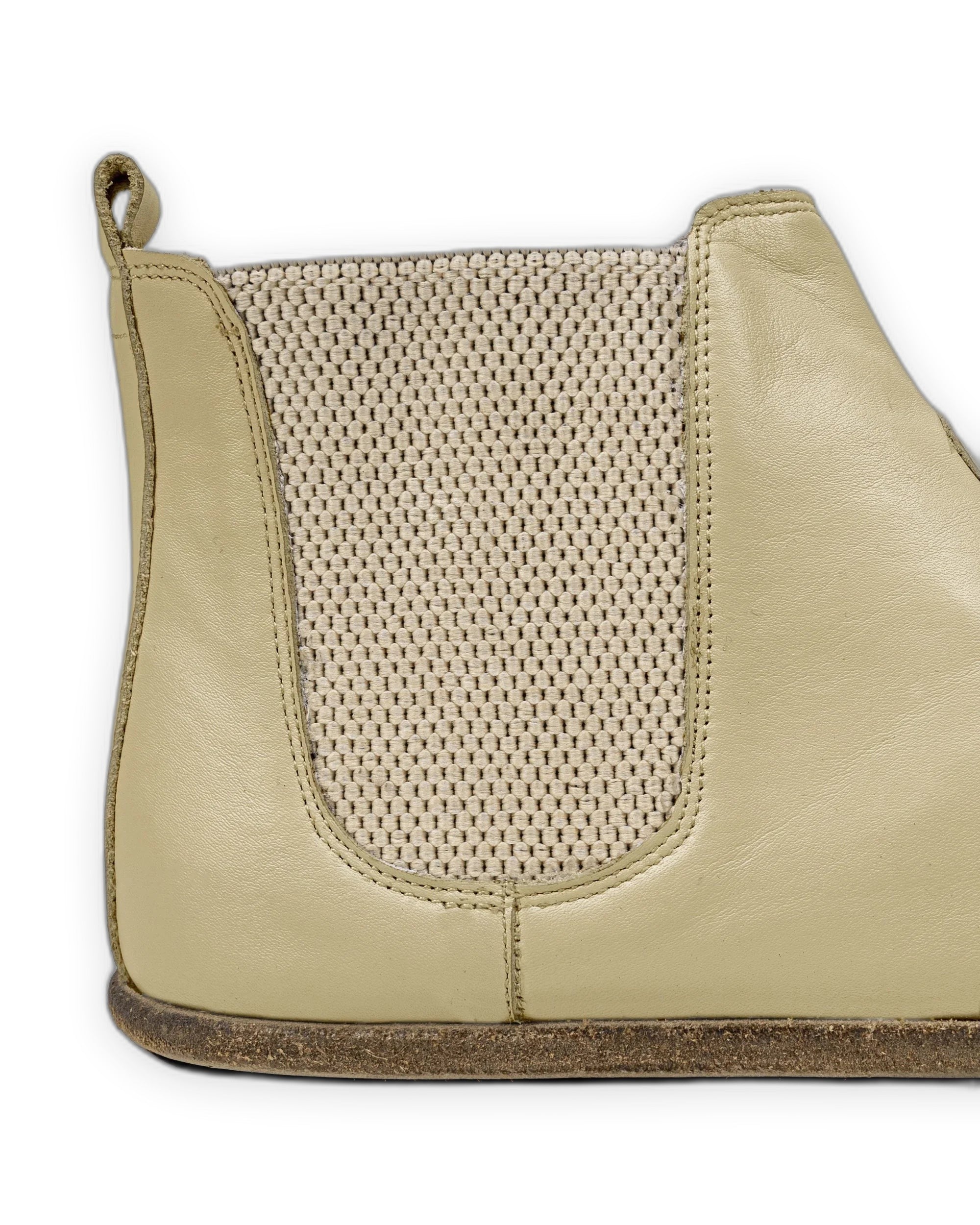 Top view Yellow Chelsea Boots - Handcrafted Calf Leather | Bespoky