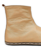 Back view Melon Yellow Chelsea Boots - Calf Leather Handcrafted | Bespoky