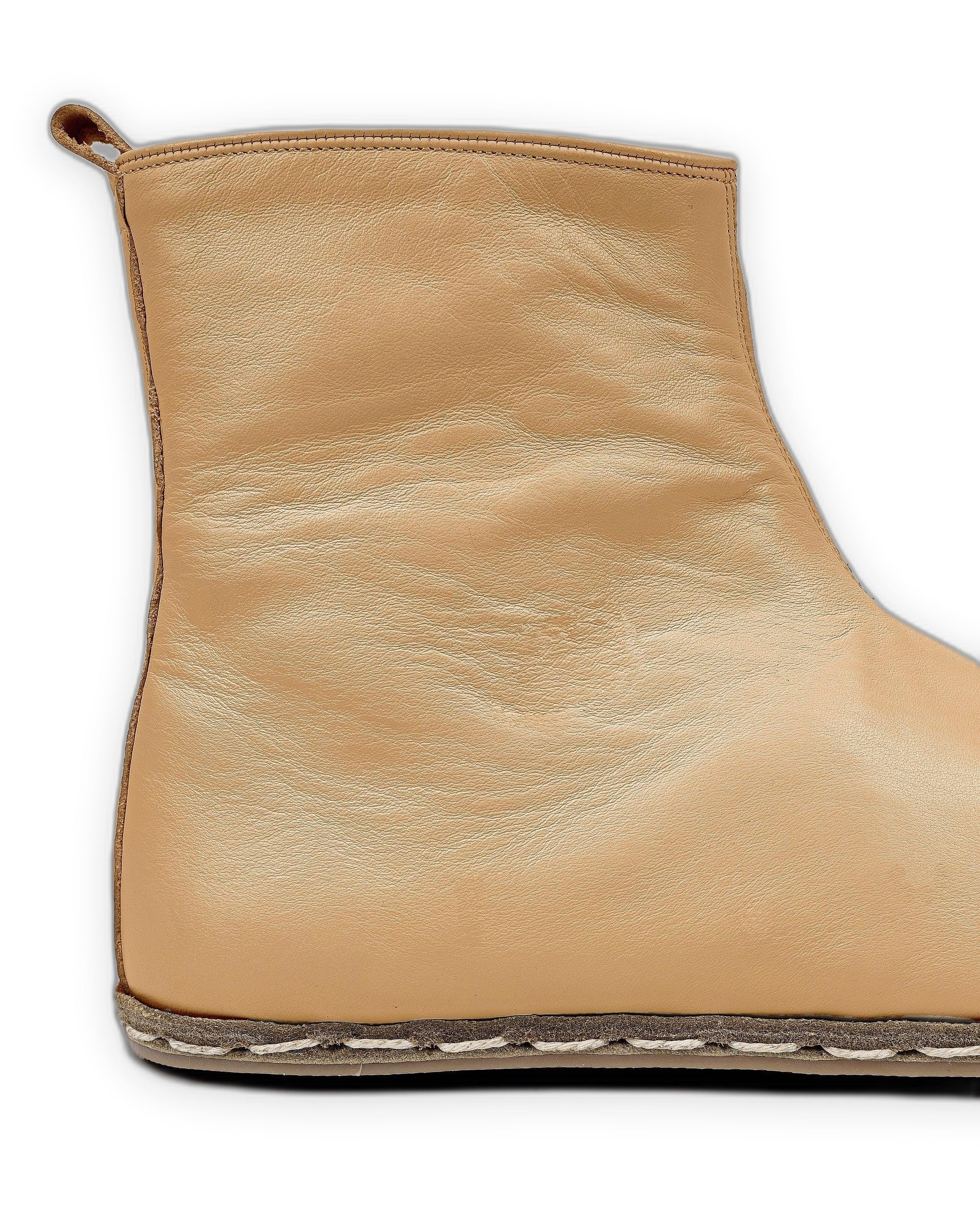 Back view Melon Yellow Chelsea Boots - Calf Leather Handcrafted | Bespoky