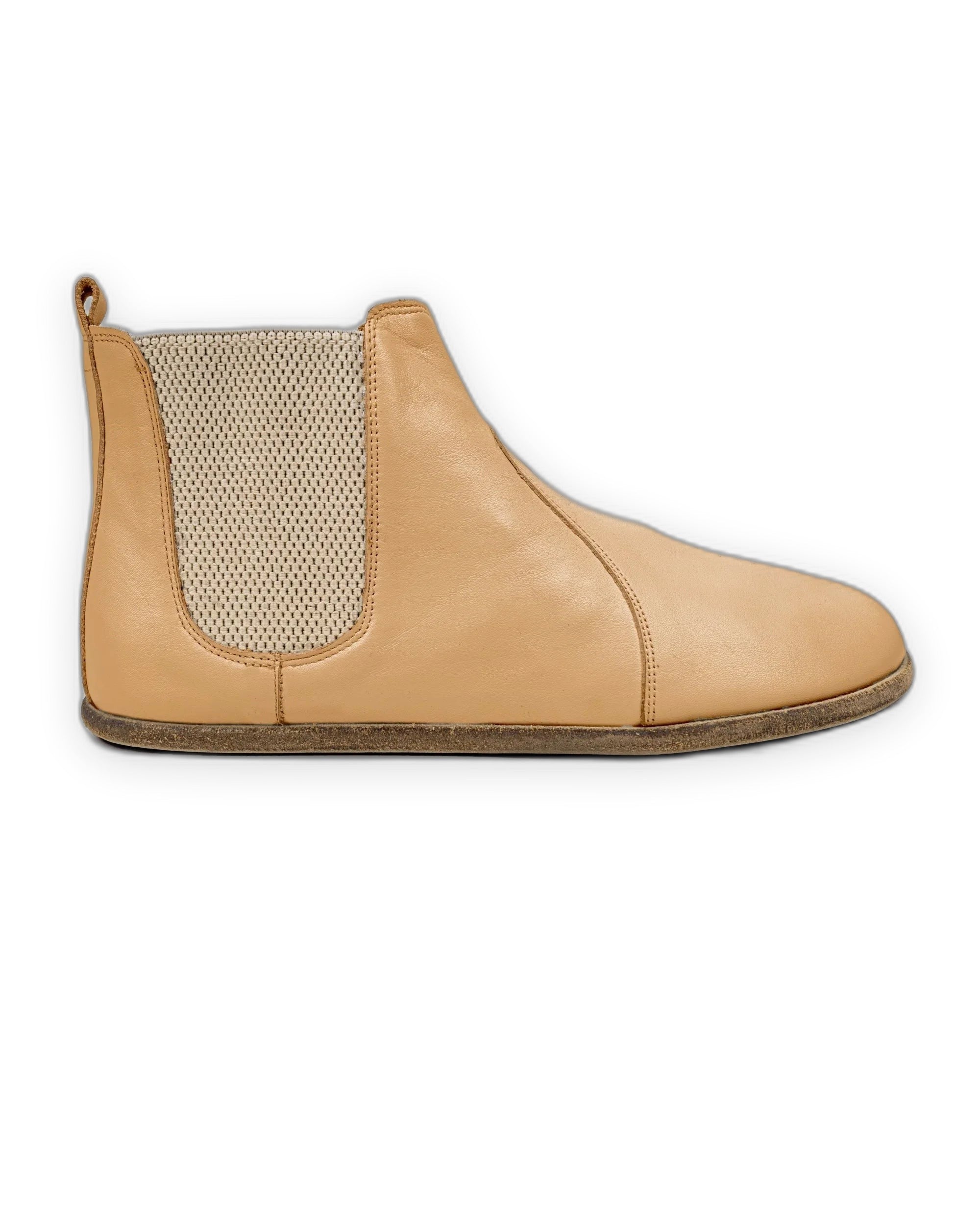 Top view Melon Yellow Chelsea Boots - Handcrafted Calf Leather | Bespoky