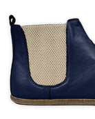 Top view Navy Blue Chelsea Boots - Handcrafted Calf Leather | Bespoky