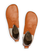Back view Orange Chelsea Boots - Calf Leather Handcrafted | Bespoky