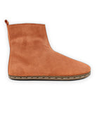 Side view Orange Suede Chelsea Boots - Calf Leather Zero Drop | Bespoky
