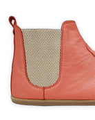 Side view Pomegranate Chelsea Boots - Calf Leather Zero Drop | Bespoky