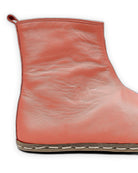 Close-up calf leather - Pomegranate Chelsea Boots Detail | Bespoky