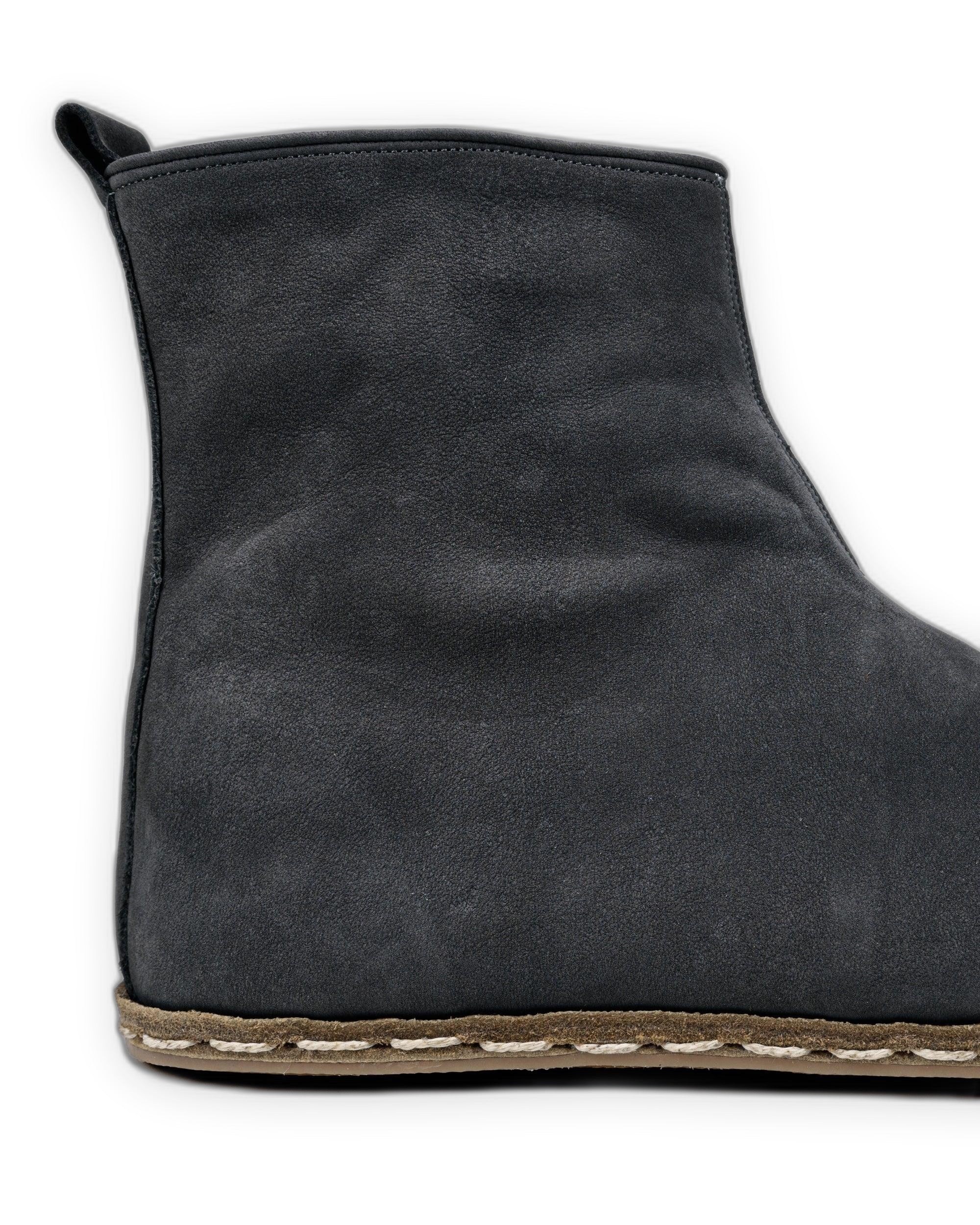 Top view Smoked Nubuck Chelsea Boots - Handcrafted Calf Leather | Bespoky