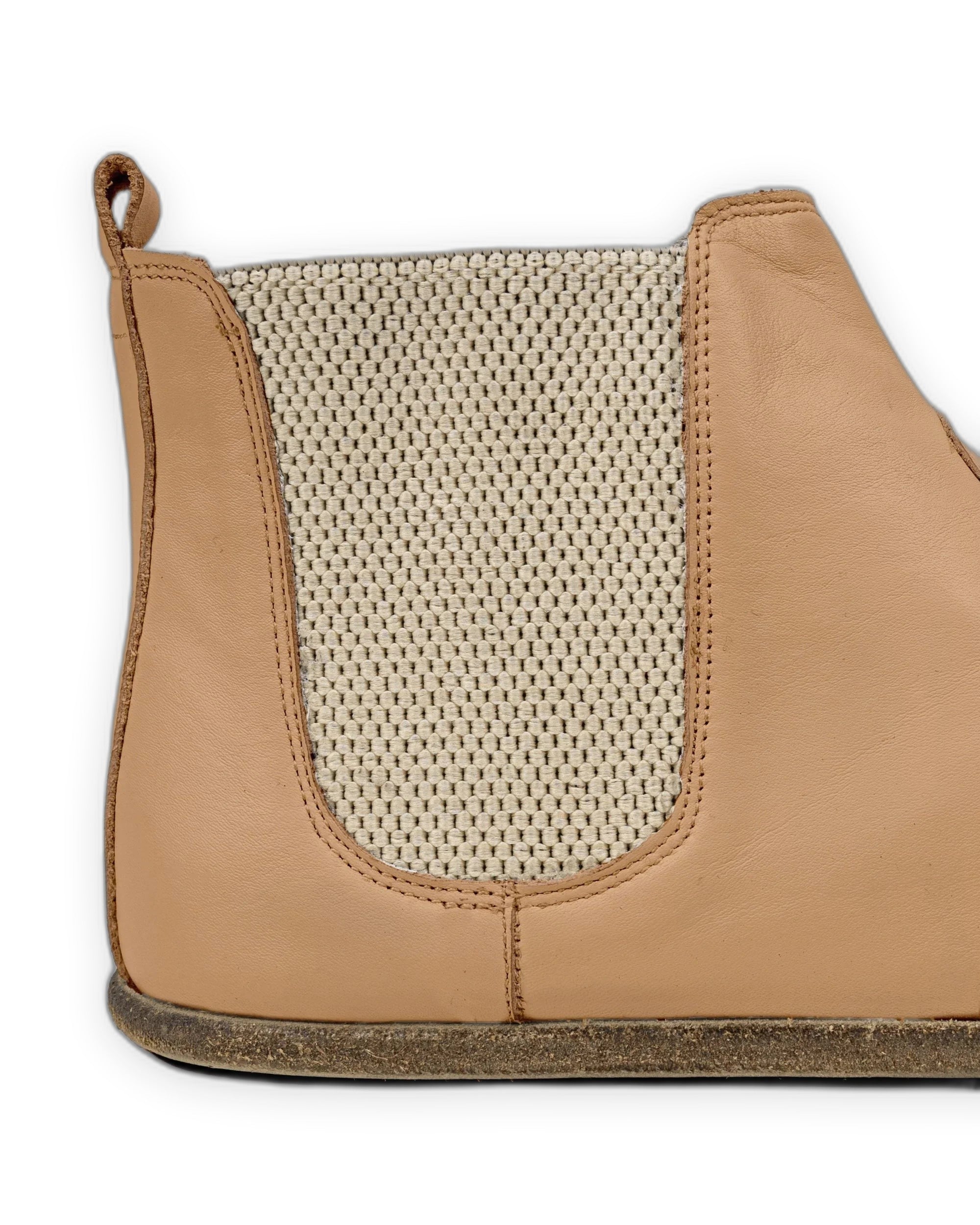 Top view Undyed Chelsea Boots - Handcrafted Calf Leather | Bespoky