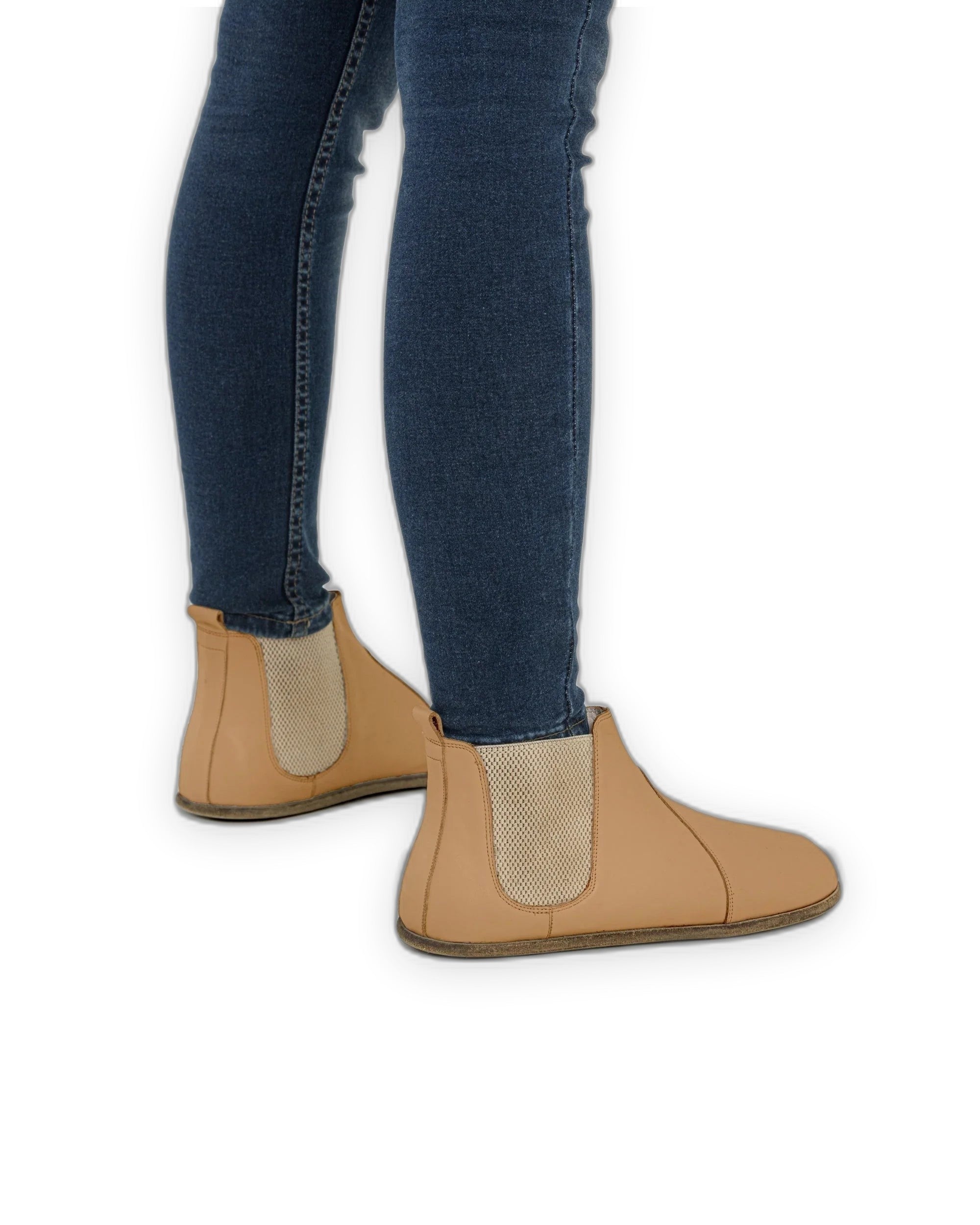 Detail Undyed Chelsea Boots - Handcrafted Calf Leather Turkey | Bespoky