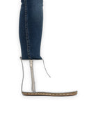Side view White Chelsea Boots - Calf Leather Zero Drop | Bespoky
