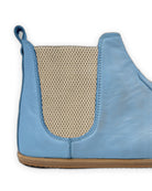 Detail Baby Blue Chelsea Boots - Handcrafted Calf Leather Turkey | Bespoky