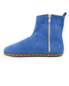 Top view Blue Chelsea Boots - Handcrafted Calf Leather | Bespoky