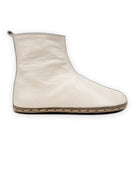 Detail Cream Chelsea Boots - Handcrafted Calf Leather Turkey | Bespoky