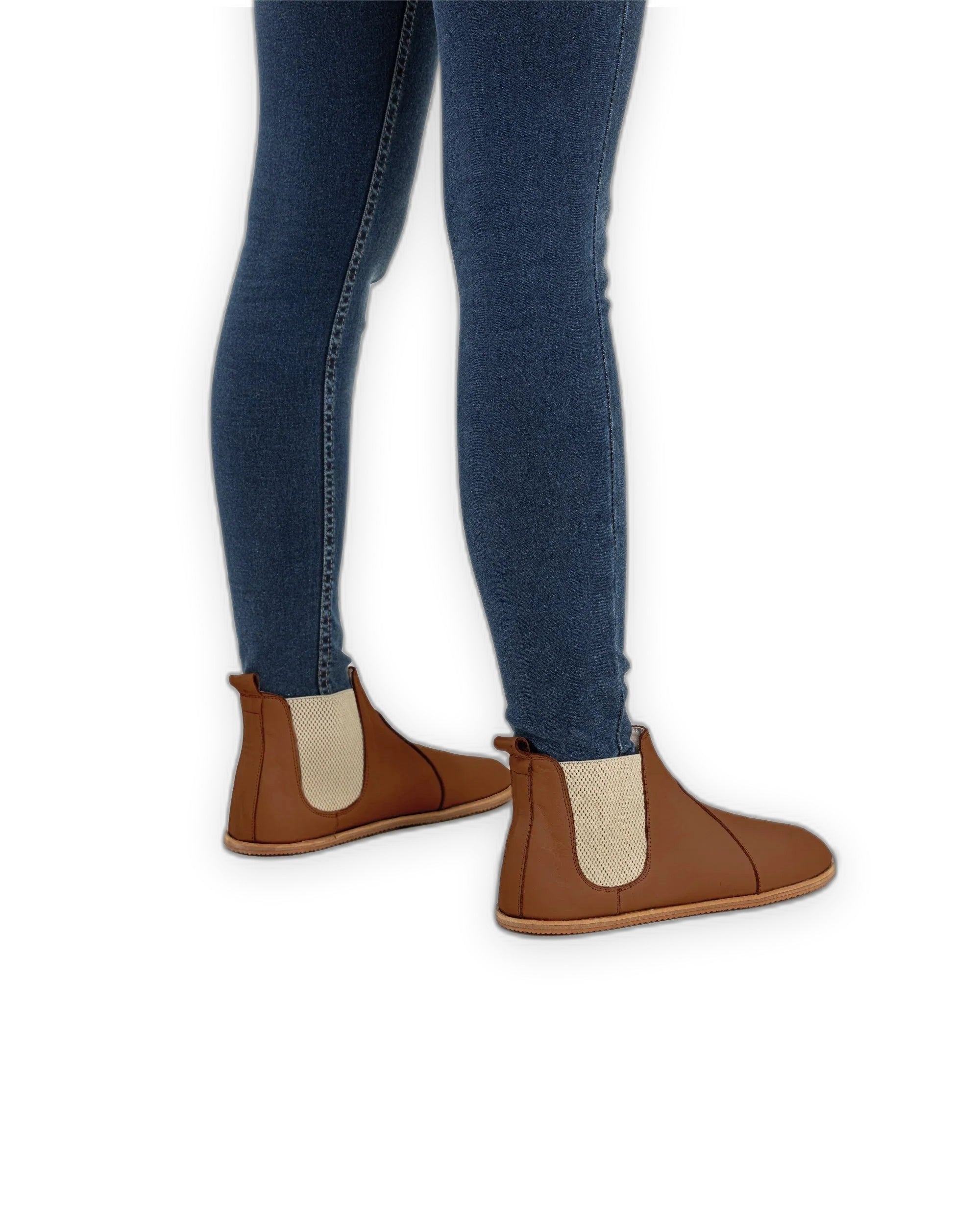 Top view Dark Brown Chelsea Boots - Handcrafted Calf Leather | Bespoky