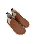 Women's Dark Brown Chelsea Boots - Handcrafted Calf Leather Wide Toe Box | Bespoky