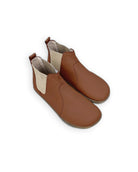 Women's Dark Brown Chelsea Boots - Handcrafted Calf Leather Wide Toe Box | Bespoky