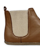Top view Dark Tan Chelsea Boots - Handcrafted Calf Leather | Bespoky