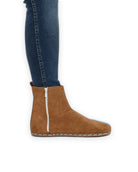 Pair Leather Chelsea Boots - Barefoot Wide Toe Calf Leather | Bespoky