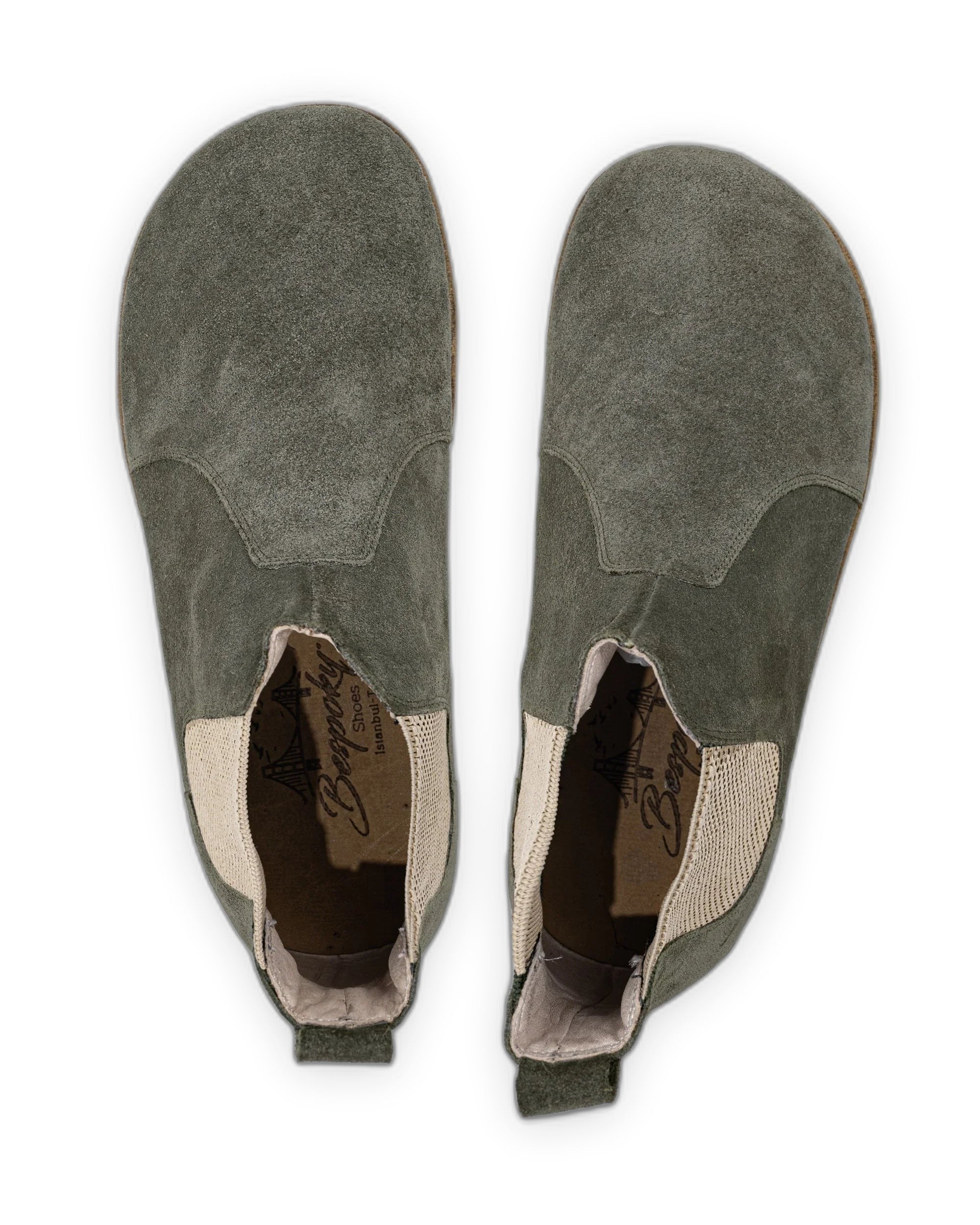Side view Leather Chelsea Boots - Calf Leather Zero Drop | Bespoky