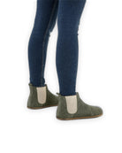 Pair Leather Chelsea Boots - Barefoot Wide Toe Calf Leather | Bespoky