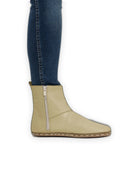Side view Yellow Chelsea Boots - Calf Leather Zero Drop | Bespoky