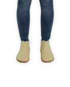 Back view Yellow Chelsea Boots - Calf Leather Handcrafted | Bespoky