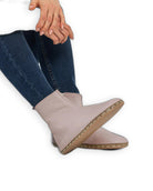 Women's Pink Chelsea Boots - Handcrafted Calf Leather Wide Toe Box | Bespoky