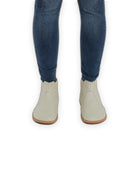 Detail Lucas Beige Chelsea Boots - Handcrafted Calf Leather Turkey | Bespoky