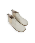 Women's Lucas Beige Chelsea Boots - Handcrafted Calf Leather Wide Toe Box | Bespoky
